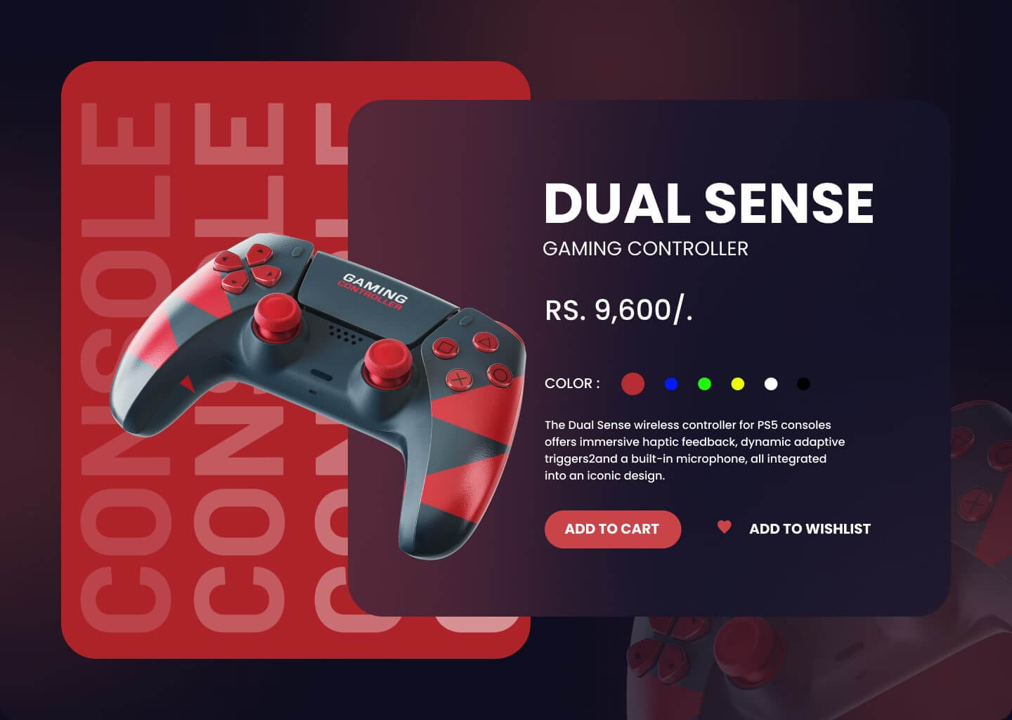 Console Web Design